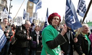 Teachers on strike