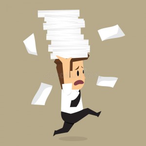 businessman-run-holding-lot-documents-his-hands-vector-57293693